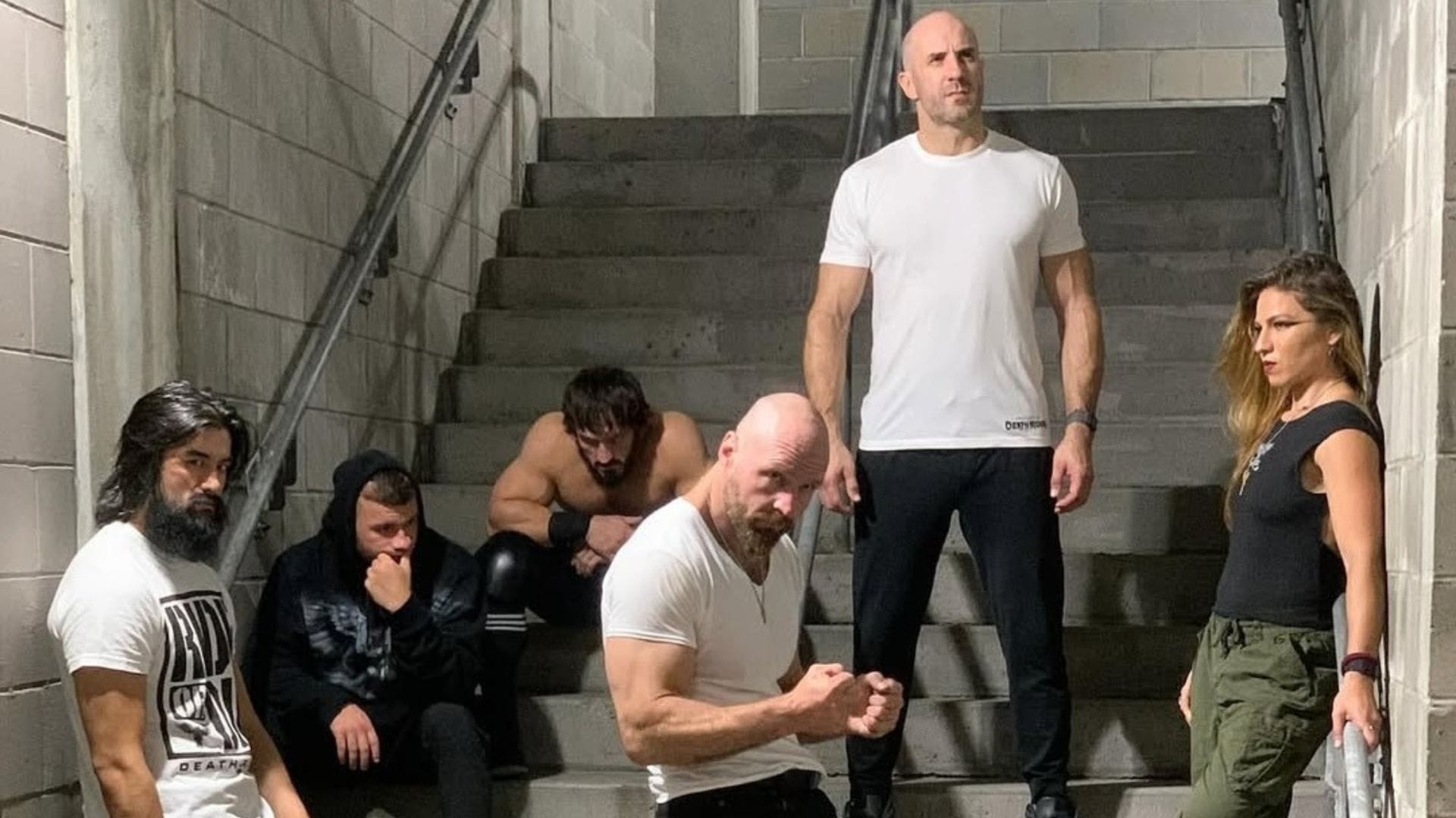 The Death Riders backstage in All Elite Wrestling (Image via Claudio