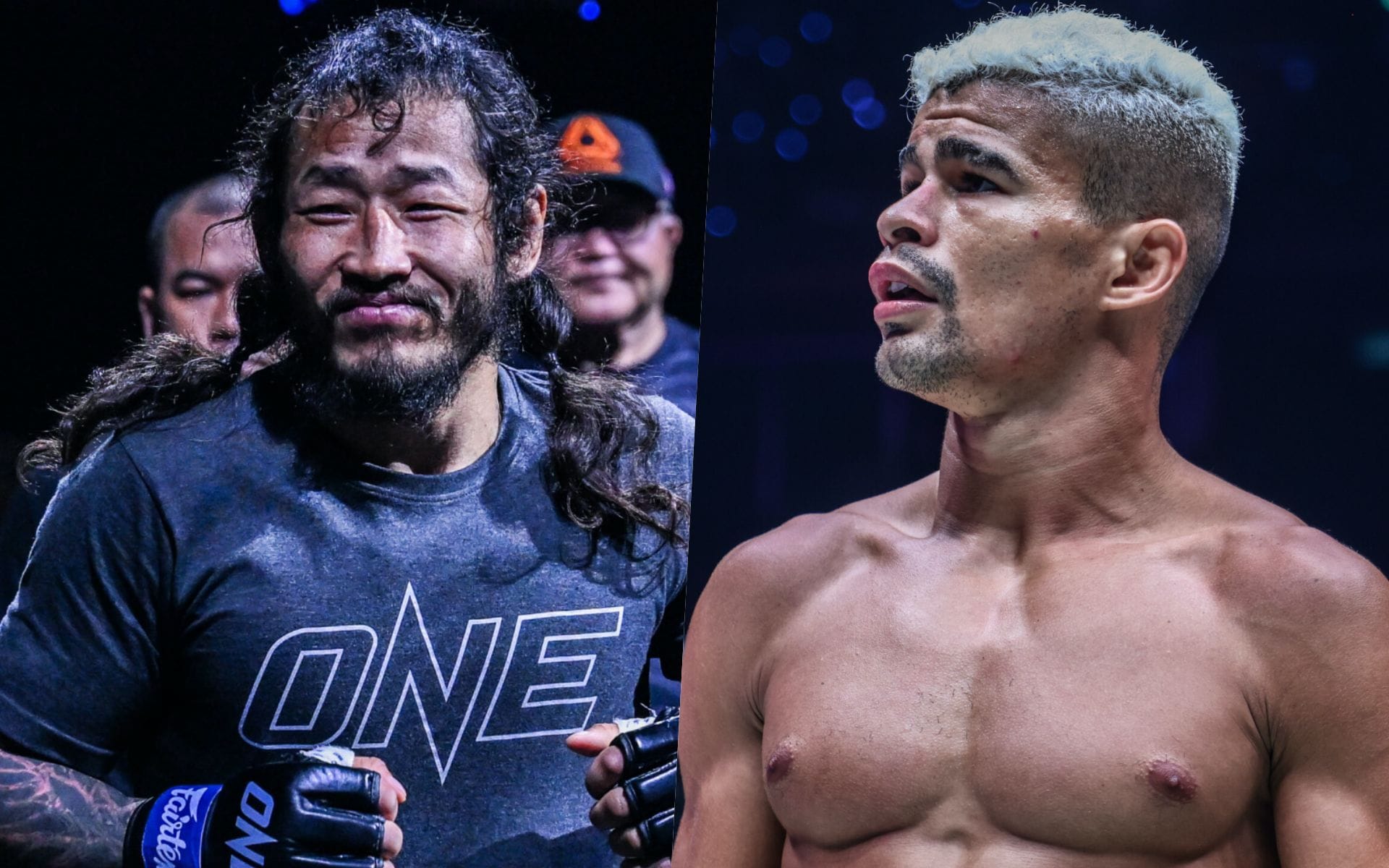 Enkh-Orgil Baatarkhuu (L) and Fabricio Andrade (R) | Photo by ONE Championship