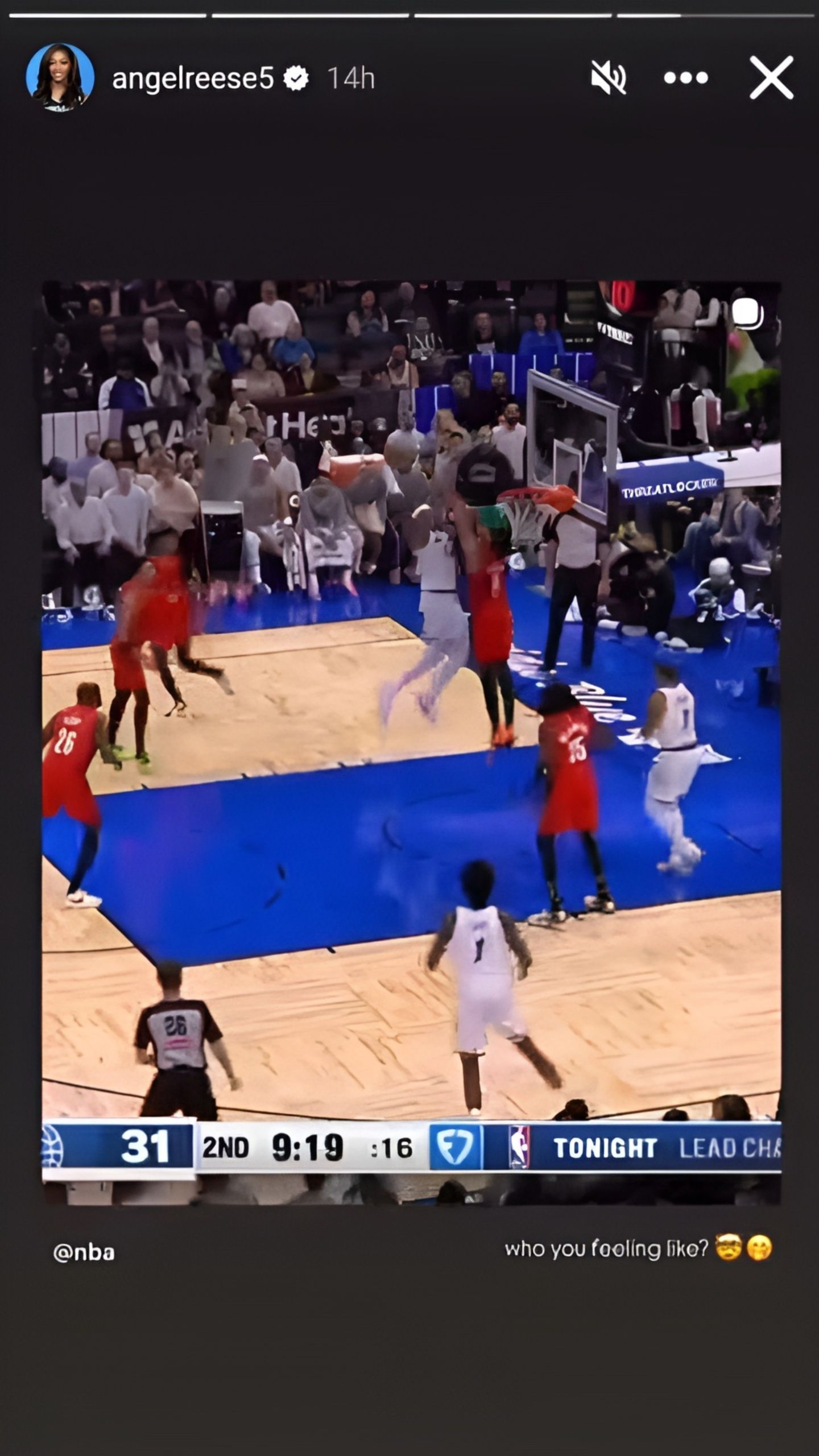 [Credit: IG/@angelreese5]