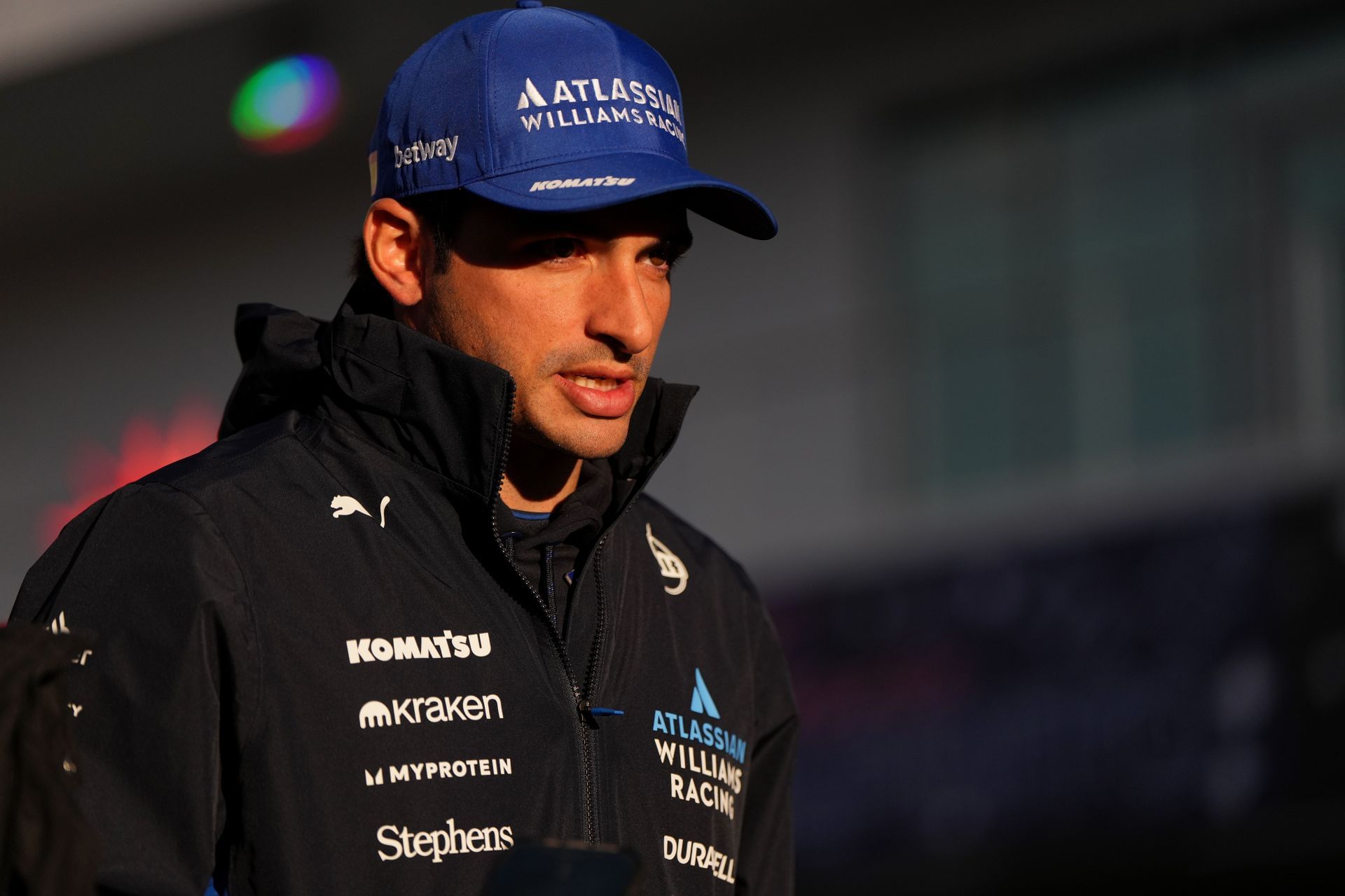 Williams&#039; Carlos Sainz ahead of the 2025 F1 Grand Prix of Las Vegas race weekend - Source: Getty
