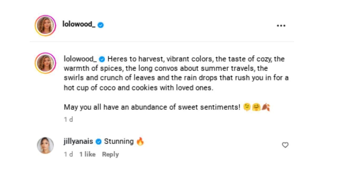 Source: (Via Instagram/ @lolowood_)