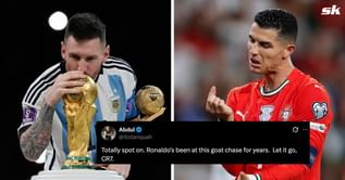 “Let it go, CR7” - After Cristiano Ronaldo refuses to agree Lionel Messi is better in Piers Morgan interview, fans react to his bold claim
