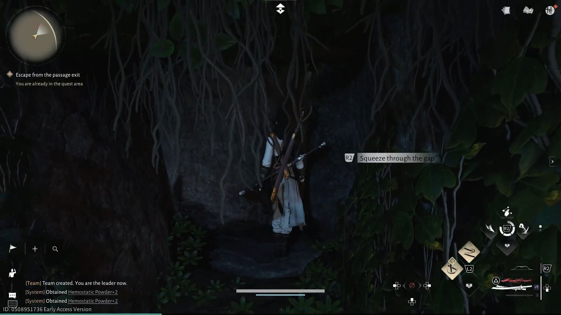 Exit via the narrow gap (Image via NetEase Games)