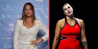 PICTURE: Aryna Sabalenka all-smiles in tiger-print bikini as she enjoys beach vacation to cool off after WTA Finals heartbreak