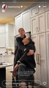 Screenshot of an Instagram story (Image - harpermurrayy).