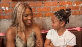 "That is horrible" - Serena Williams left offended as daughter Olympia cheekily targets her 'big booty' during Hangman game gone wrong