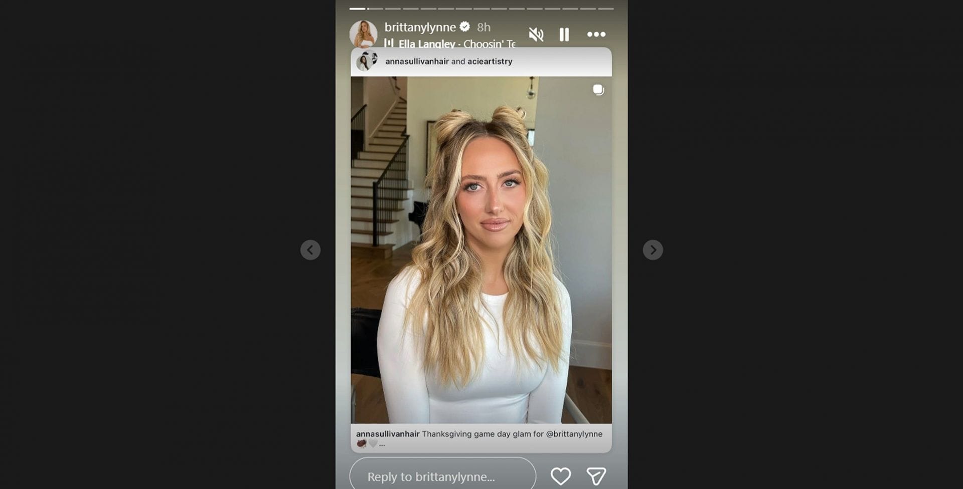 Patrick Mahomes&rsquo; wife Brittany shows off hair and makeup glam for Thanksgiving@brittanylynne