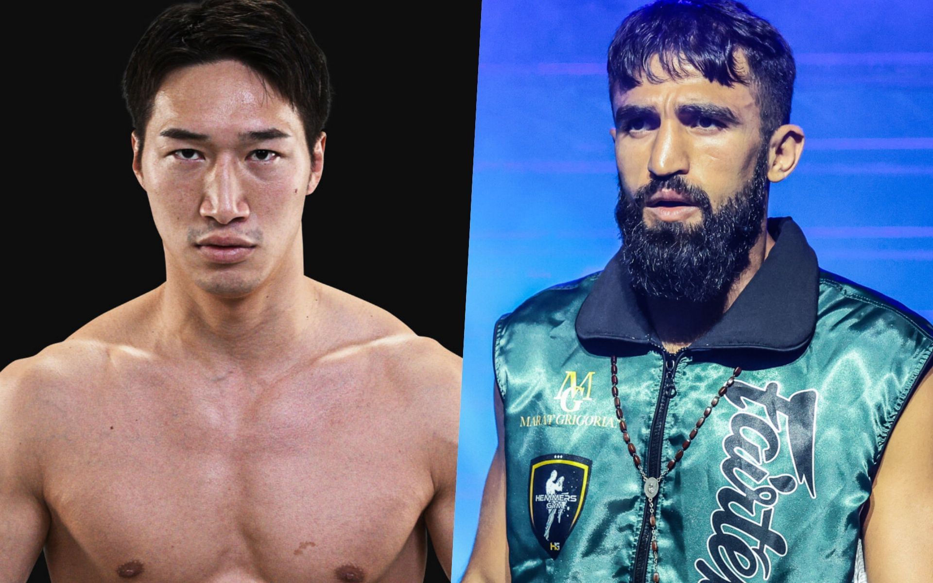 Rukiya Anpo (L) and Marat Grigorian (R) | Photo by ONE Championship