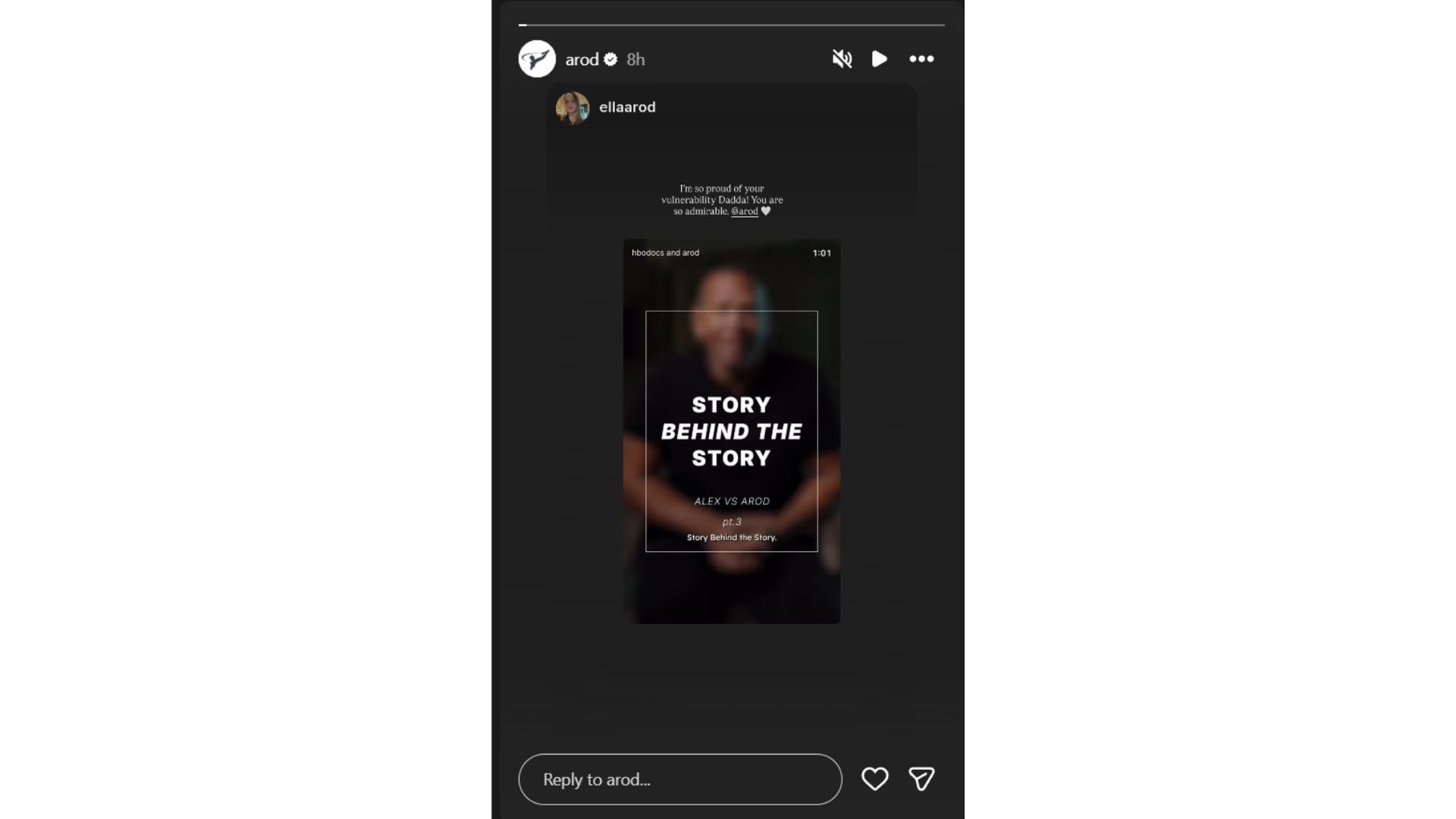 Alex Rodriguez opäť zdieľal príbeh svojej dcéry Elly na Instagrame (Zdroj: Instagram @arod)