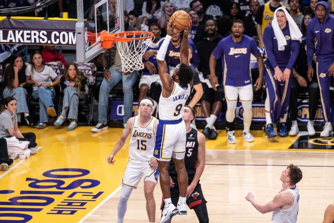 Bronny James' GF Parker Whitfield Absolutely Pumped After Lakers Guard's Electrifying Jam