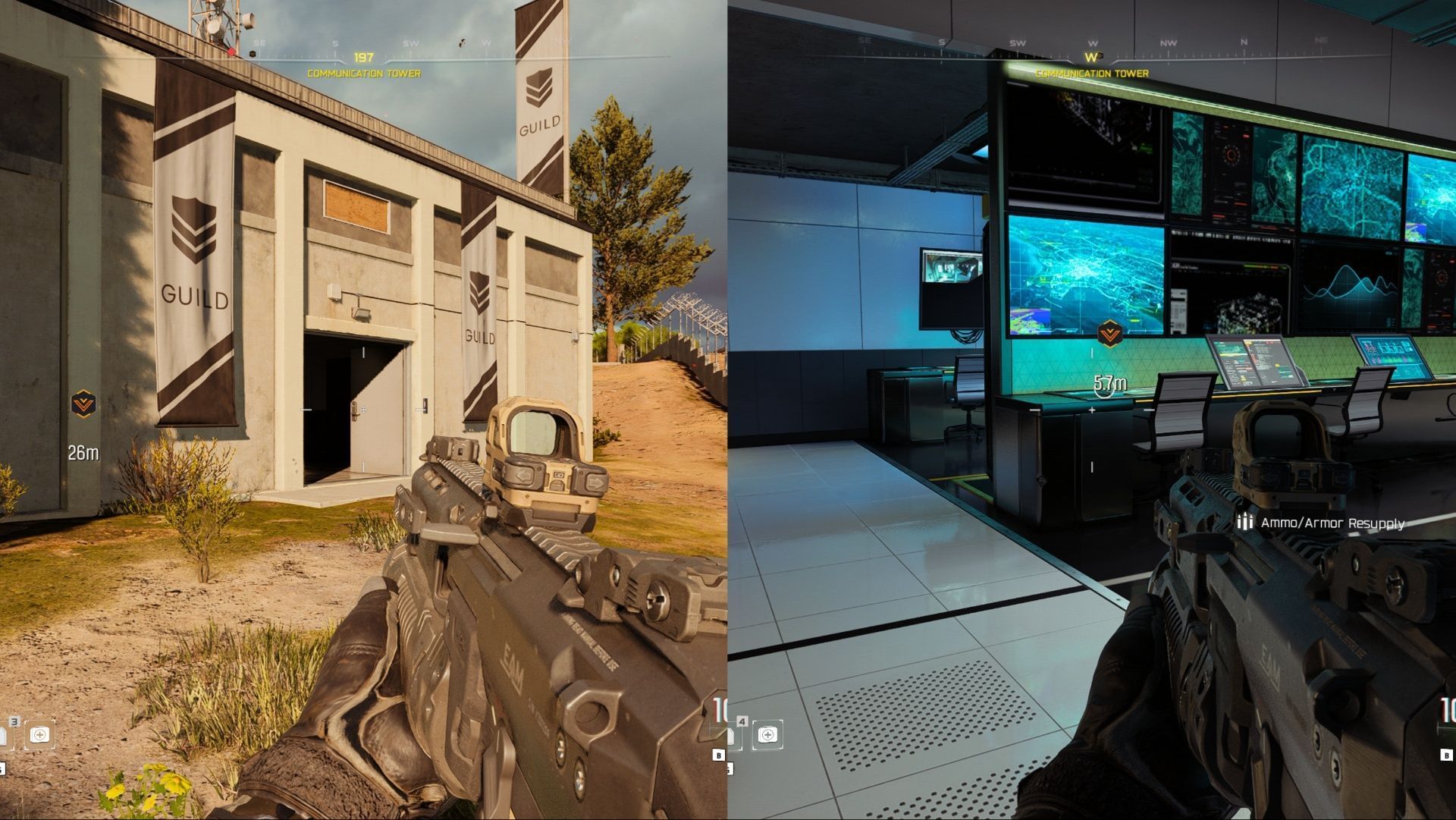 Head to the Data bunker to access the servers (Image via Activision)