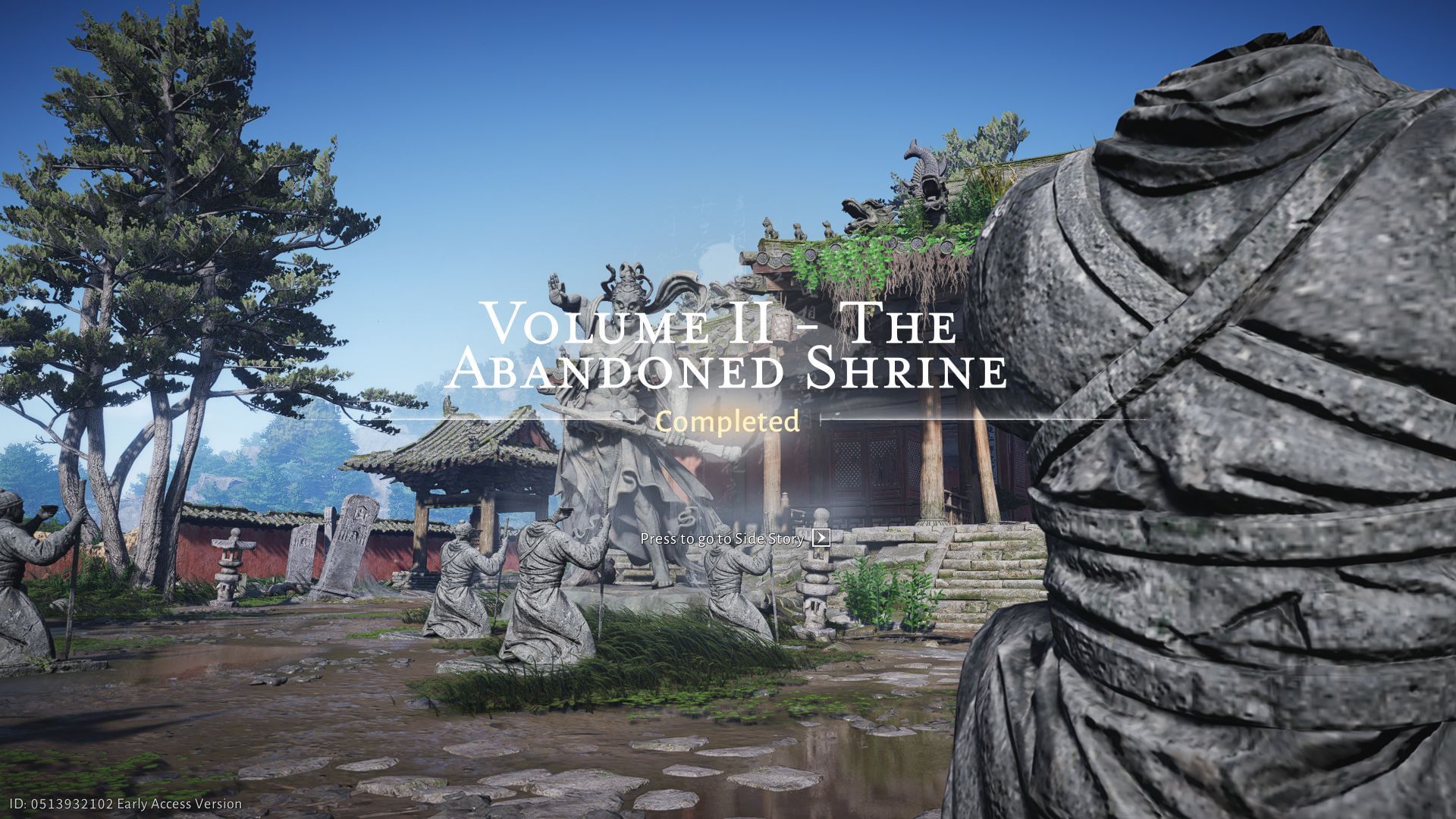 Volume II - The Abandoned Shrine side quest Where Winds Meet