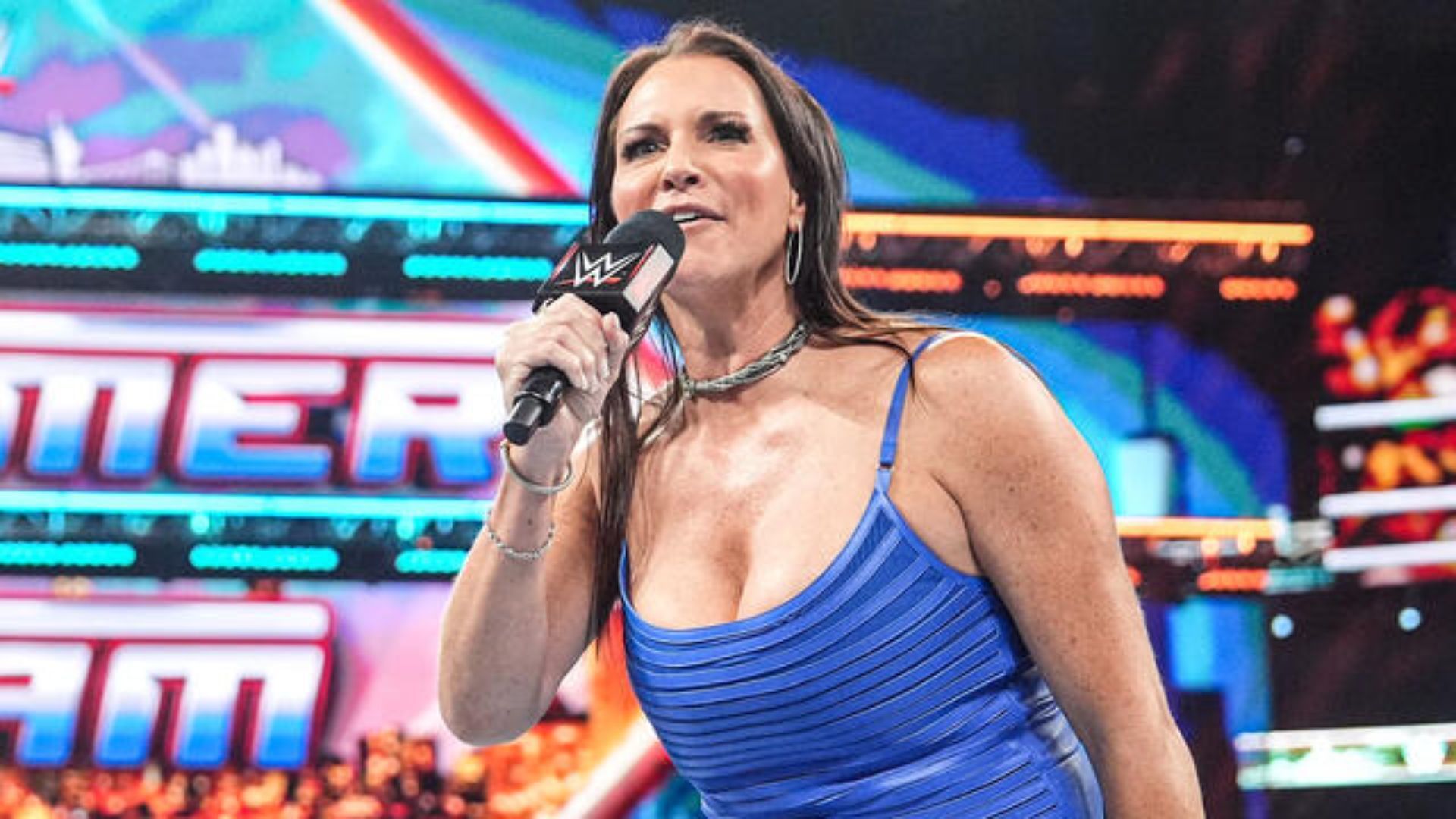 Stephanie McMahon at WWE SummerSlam [Image: WWE.com]