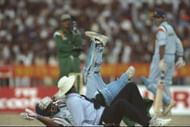 Navjot Sidhu scored 93 against Pakistan in the Quarter Final of the 1996 World Cup - Source: Getty