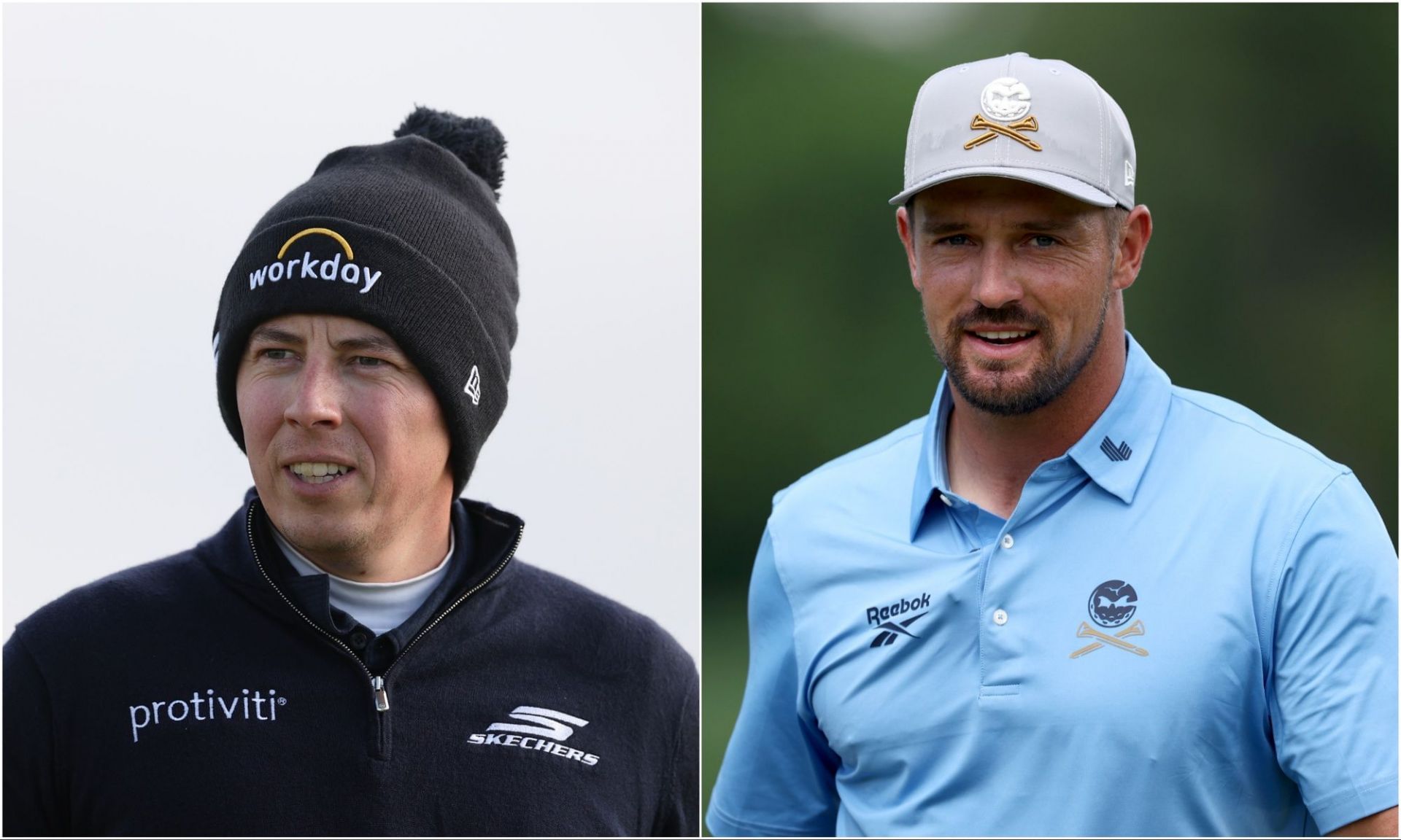 Matt Fitzpatrick leaps past Bryson DeChambeau