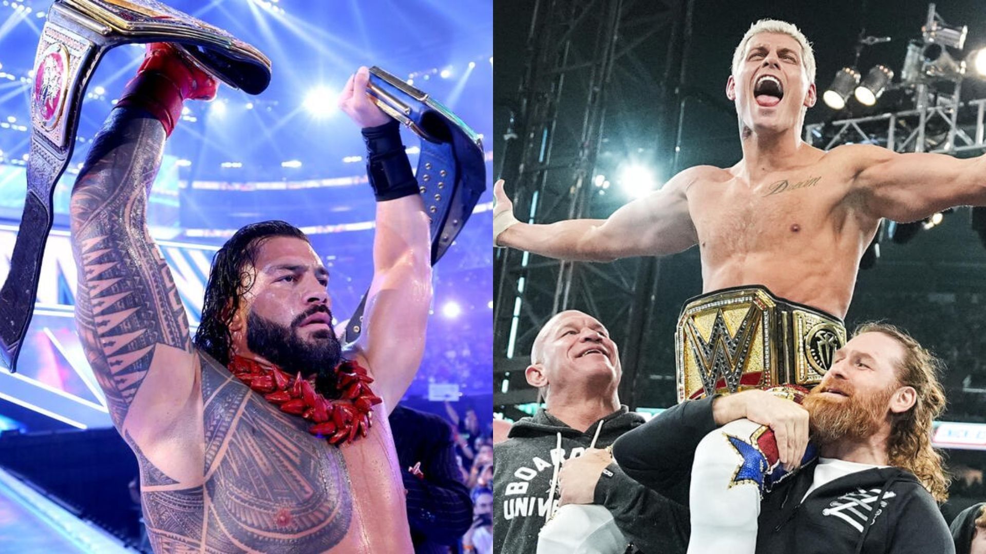 Roman Reigns [left] and Cody Rhodes [right] [Image Credits: WWE.com]