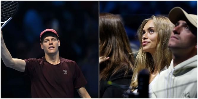 WATCH: Jannik Sinner's girlfriend Laila Hasanovic grabs attention as she shows her support for Italian at ATP Finals