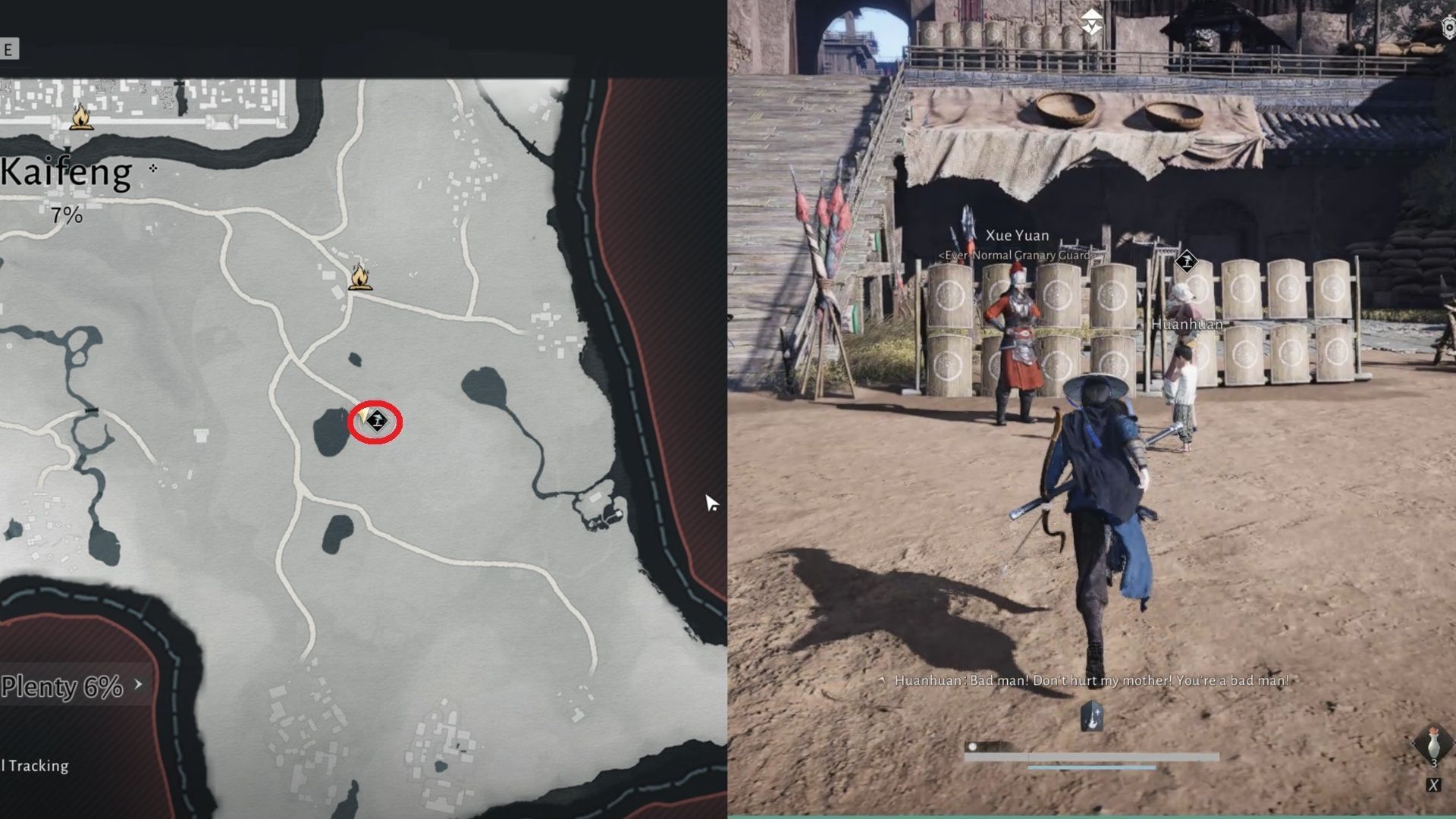 How to complete the Ever-Normal Granary campaign mission 2 Ever-Normal Granary Quest Location (Image via NetEase)