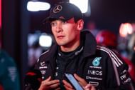 George Russell after the Las Vegas Grand Prix Qualifying - Source: Getty