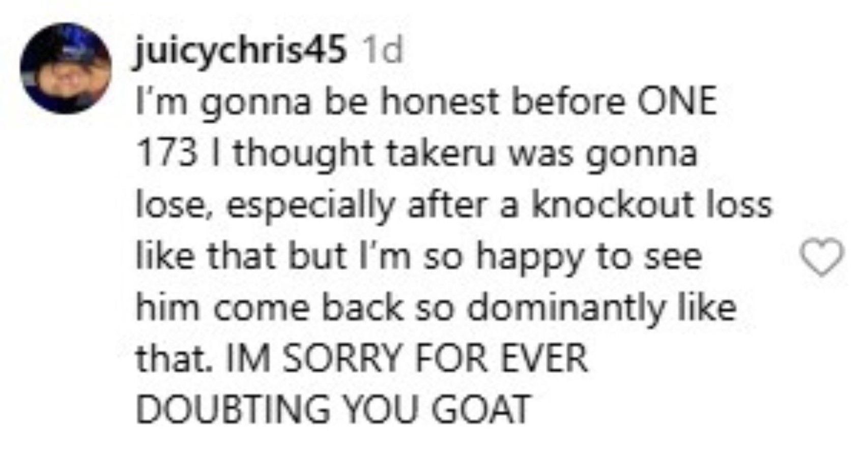 Believer once again.