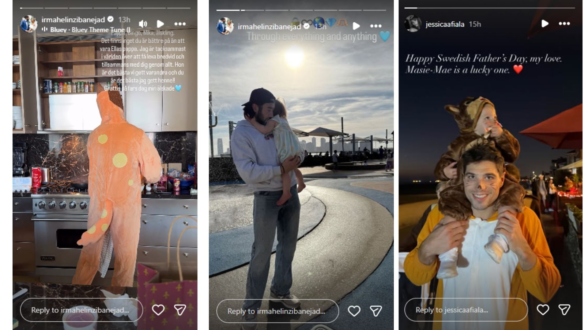 via Instagram /@irmahelinzibanejad, @jessicafiala