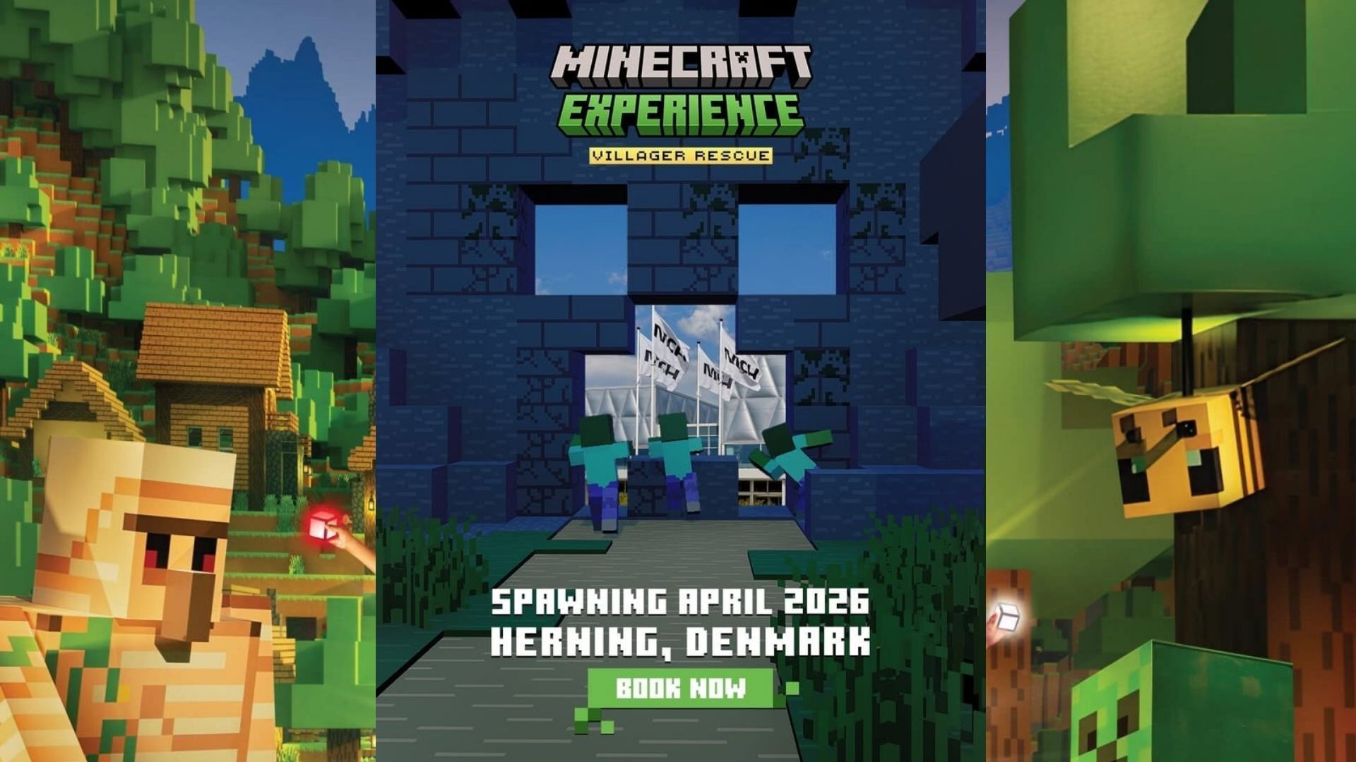 Minecraft Experience is coming to Denmark in 2026