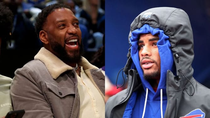WATCH: Bills minority owner Tracy McGrady seemingly advising Keon Coleman goes viral as WR gets benched for 2nd straight game