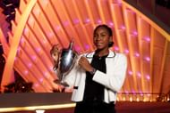 Coco Gauff poses with the 2024 WTA Finals trophy in Riyadh, Saudi Arabia (Source: Getty)