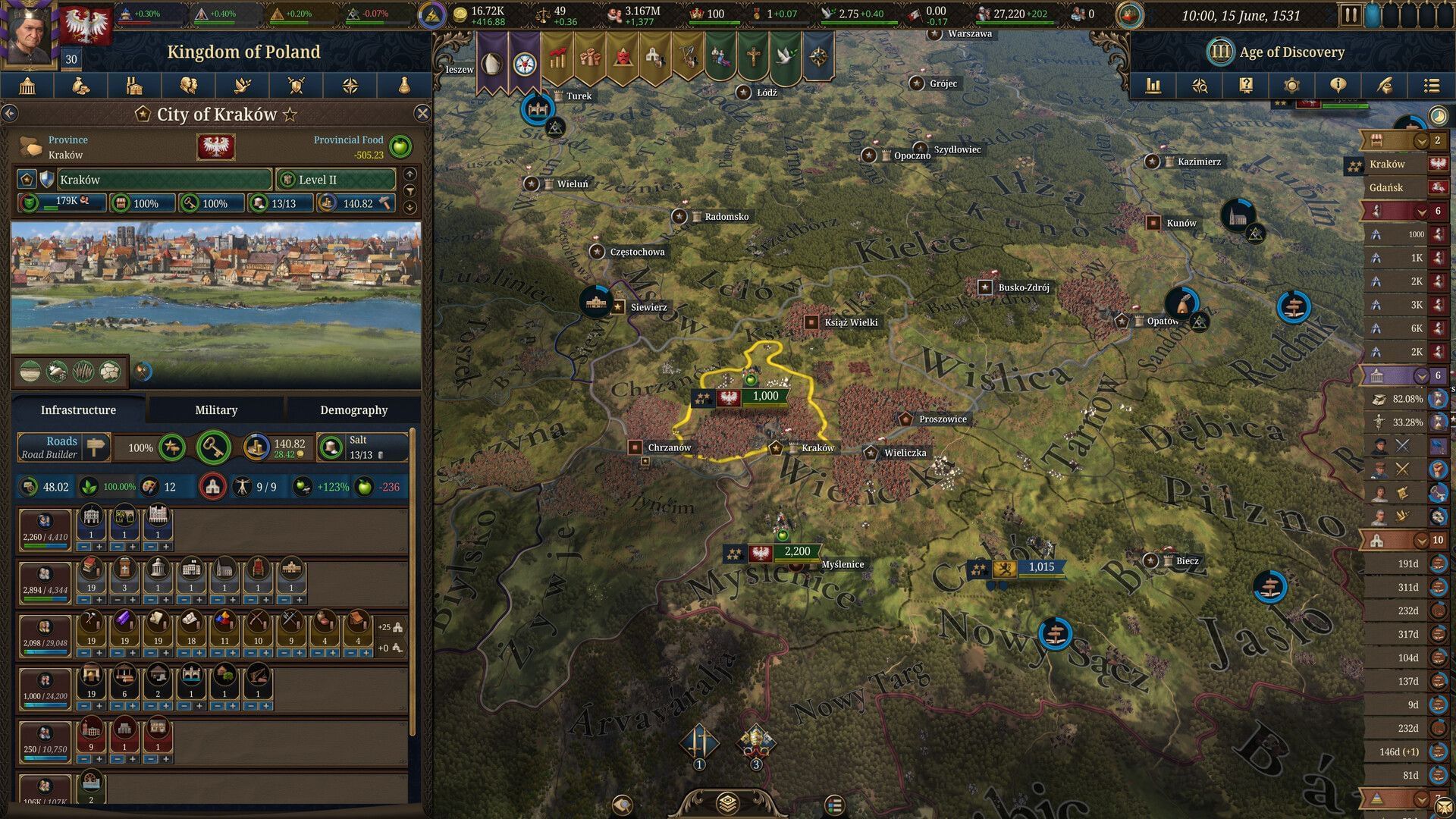 6 Best Beginner Tips and Tricks for Europa Universalis 5 10 Always have a small pool of funds to restore stability when needed (Image via Paradox Interactive)