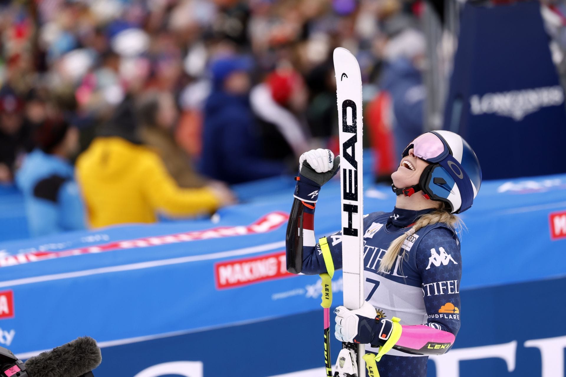 Lindsey Vonn at the Audi FIS Alpine Ski World Cup - Men&#039;s and Women&#039;s Super G - Source: Getty
