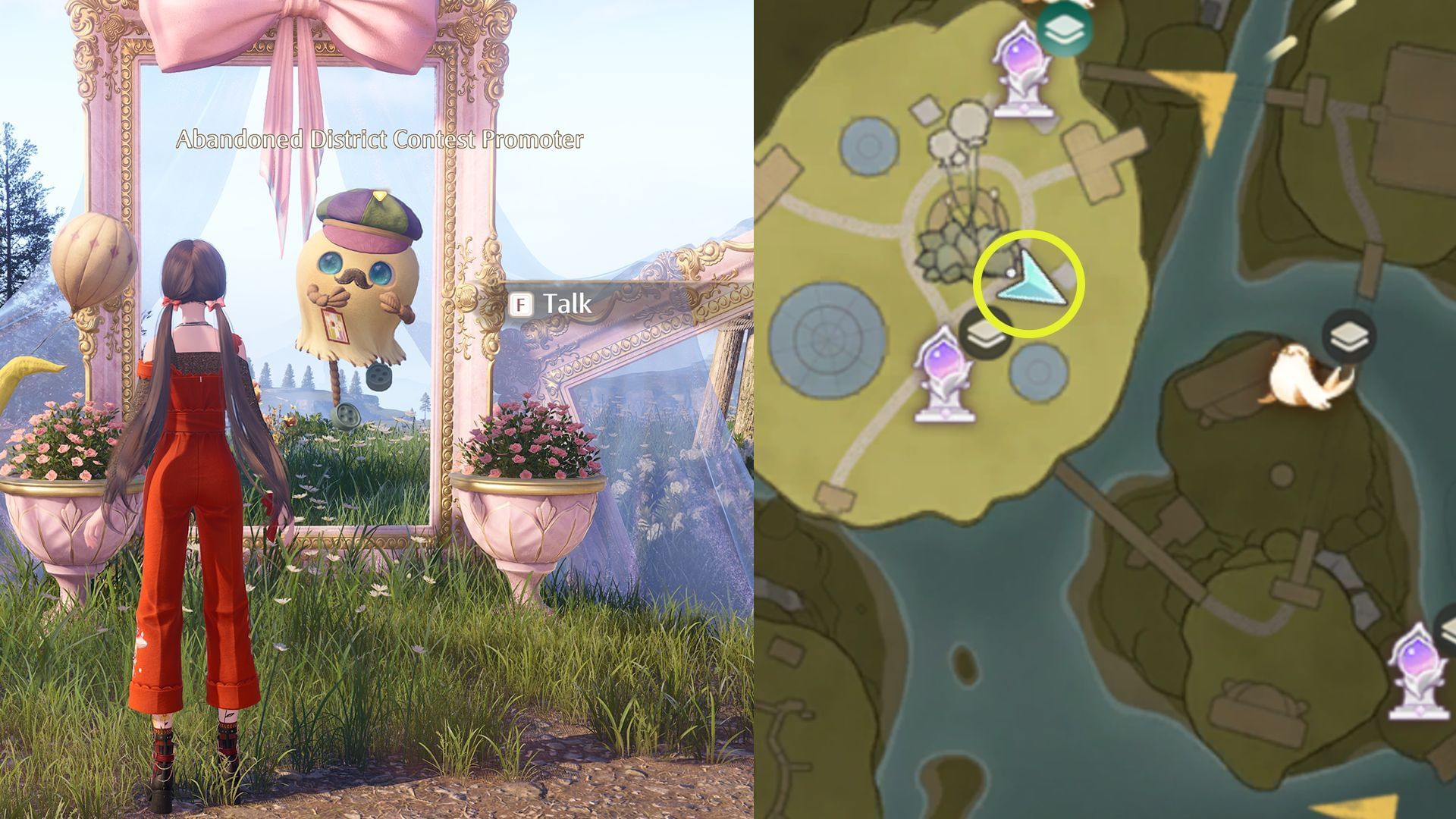 Market of Mirth event site location (Image via Sportskeeda Gaming/Infold Games)