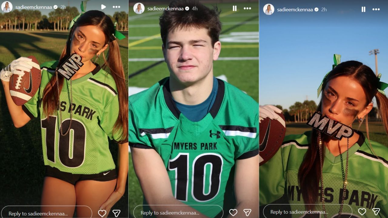 IG Influencer Sadie McKenna dresses up as Drake Maye for Halloween while  keeping her promise as Patriots QB fever takes over