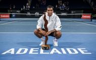 Felix Auger-Aliassime at the Adelaide International 2025. (Photo: Getty)