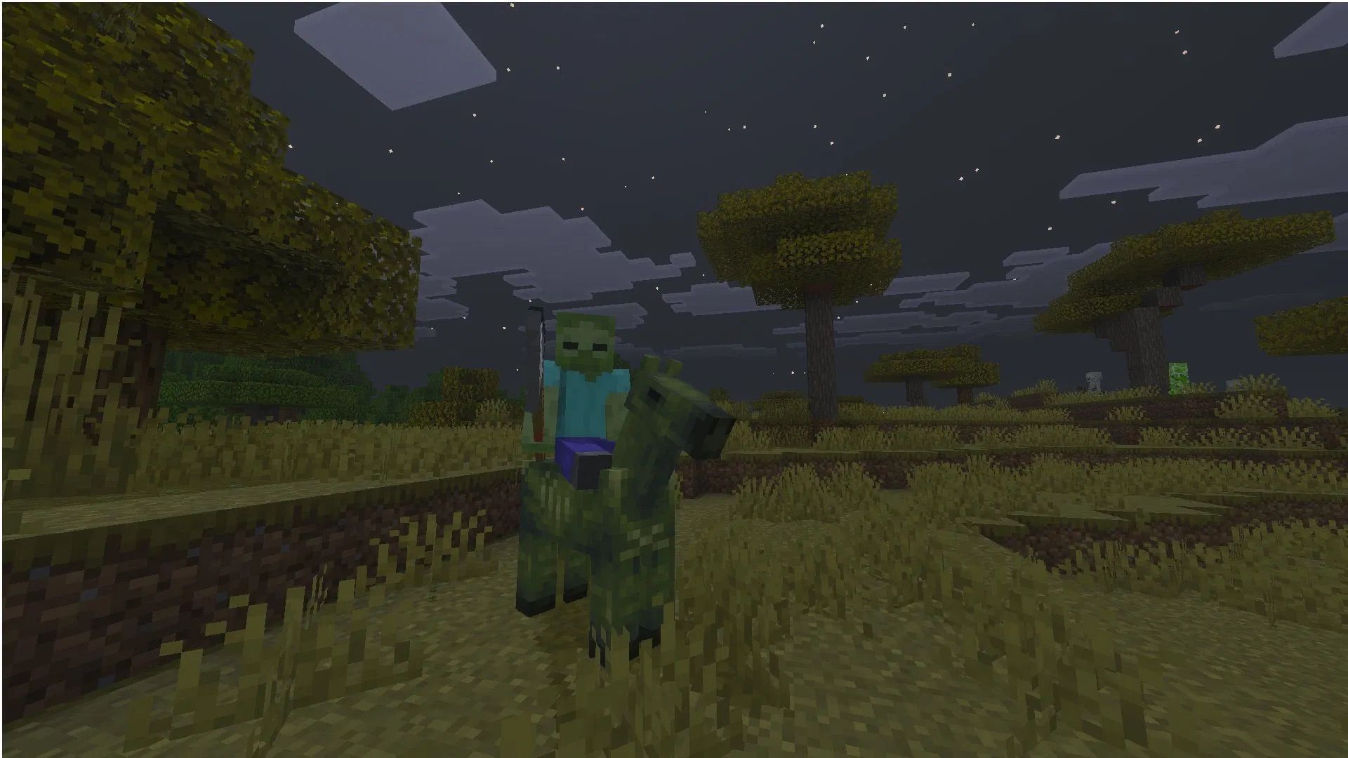 There are some trade-offs that come with the zombie horse (Image via Sportskeeda Gaming || Mojang Studios)