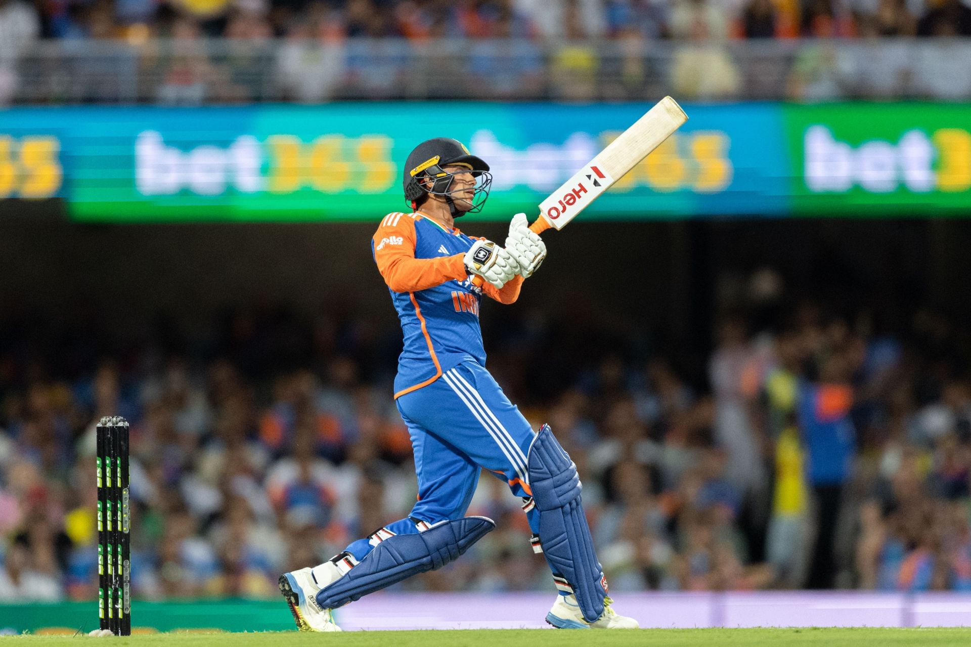 Abhishek Sharma struck 18 fours and six sixes in the T20I series against Australia. [P/C: Getty]