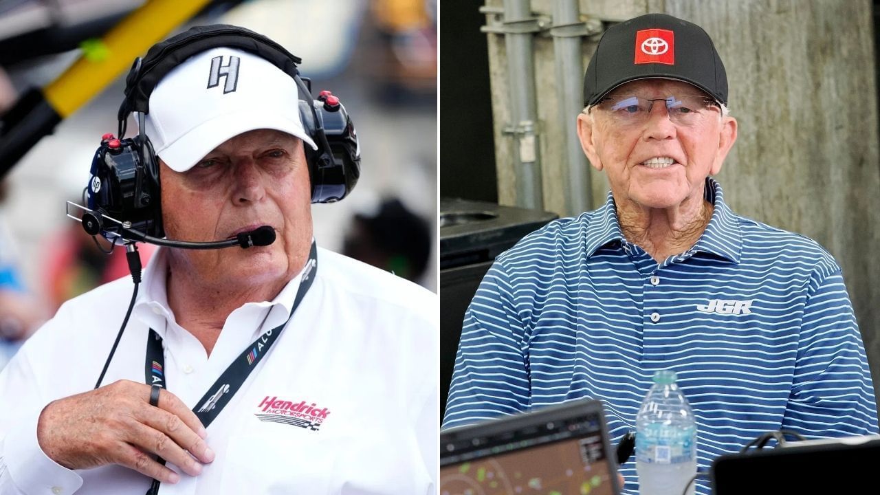 Legendary owners Rick Hendrick (L) and Joe Gibbs (R) (Source: Imagn)