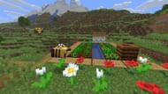 Bees can help with crop farming (Image via Mojang)