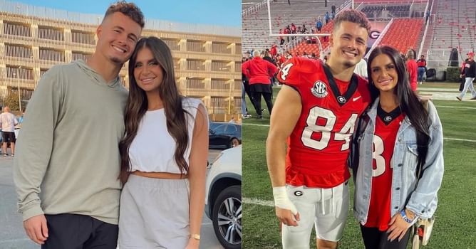 Ladd McConkey melts over wife Sydney McConkey's chic denim co-ord outfit for Chargers vs. Steelers Week 10 clash