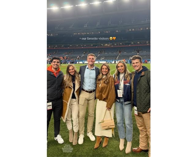 Bo Nix&rsquo;s wife Izzy Nix sahred a group picture with their friends after Broncos won the game by 10-7 against Raiders. [PHOTO]
