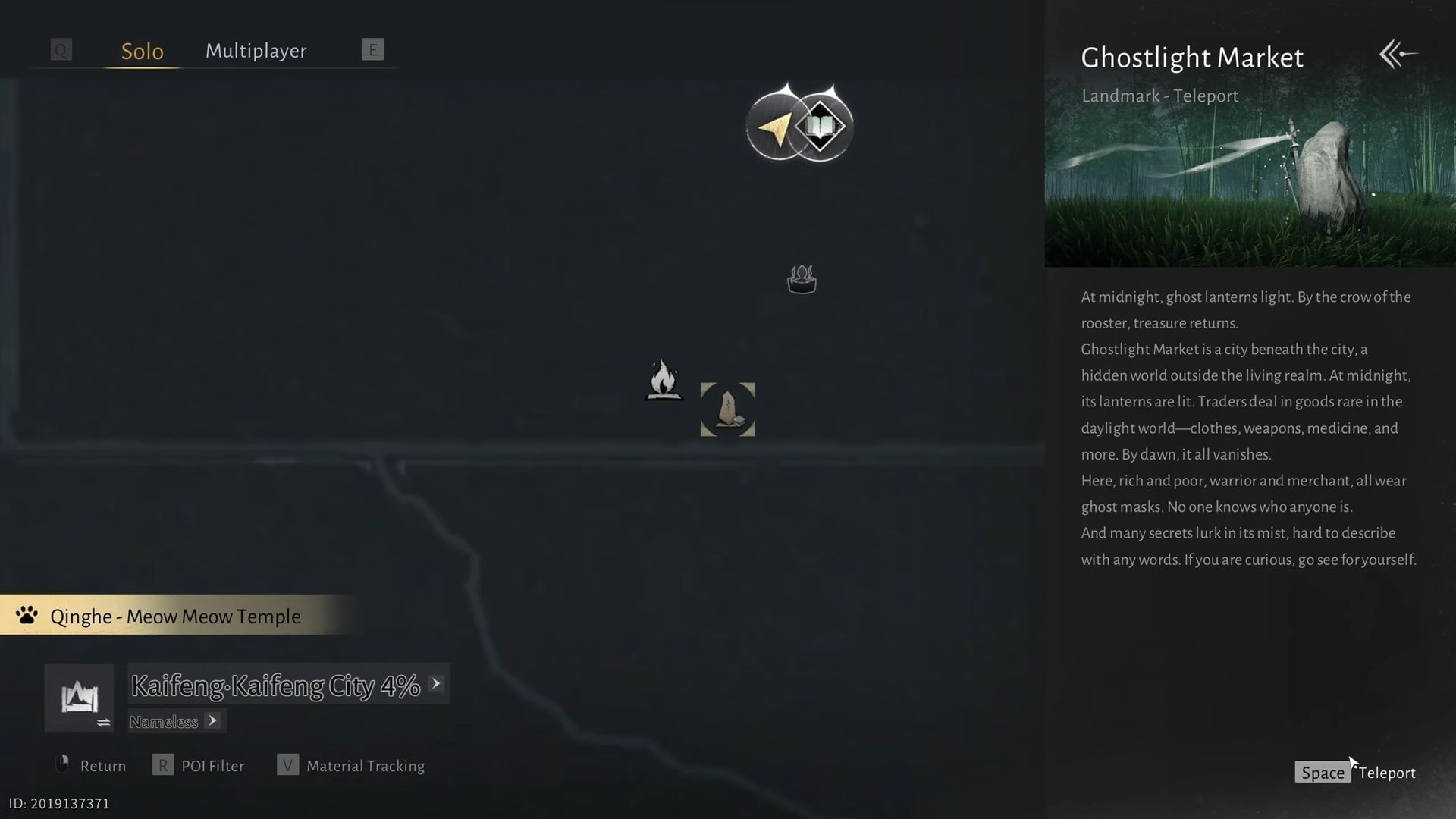 Ghostlight Market location (Image via NetEase Games || YouTube/@Nellan97)