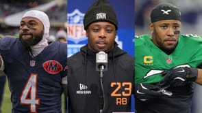 D'Andre Swift or Kyle Monangai or Saquon Barkley Start 'Em, Sit 'Em: Fantasy Football projection for RBs explored for Week 13