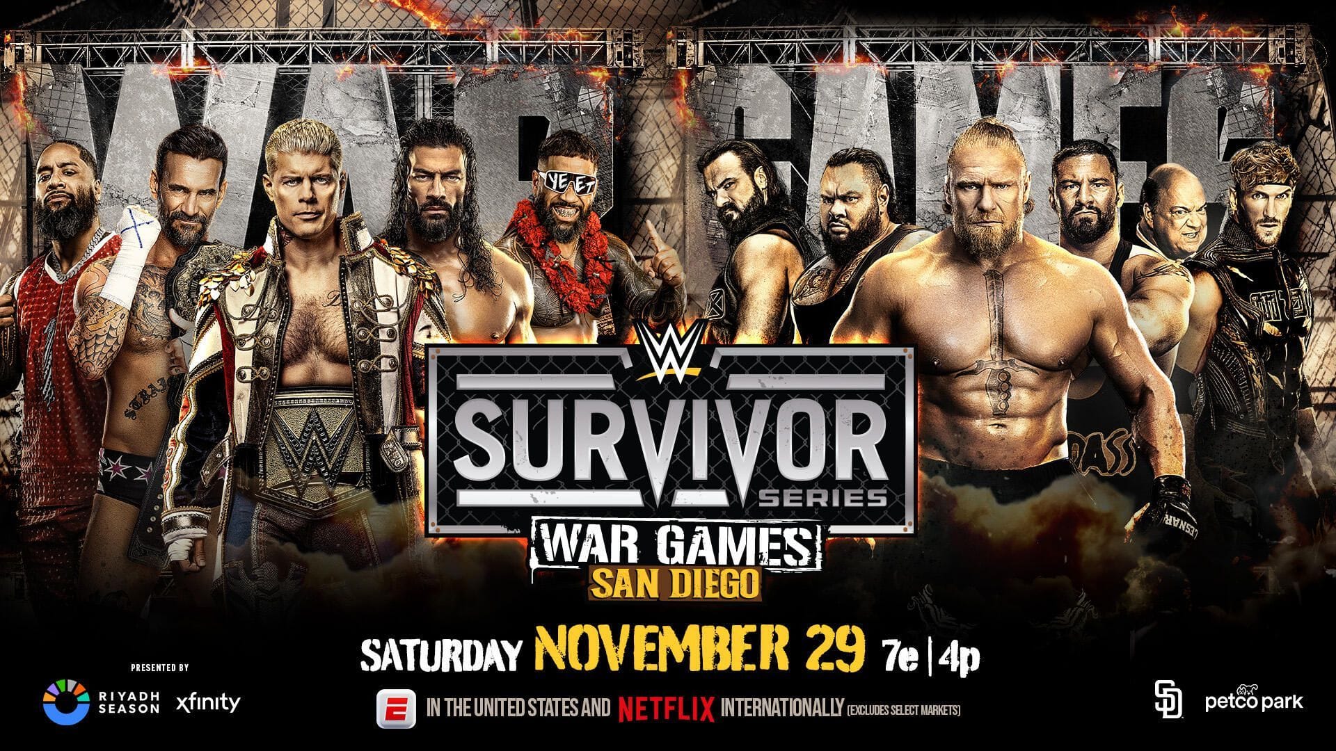 It will be an all-star WarGames match at Survivor Series [Image: WWE.com]