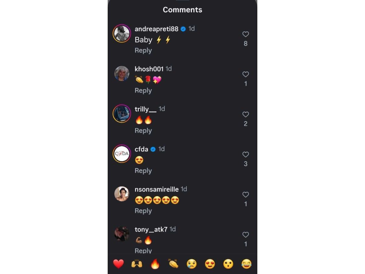 Andrea Preti&#039;s comment on Instagram