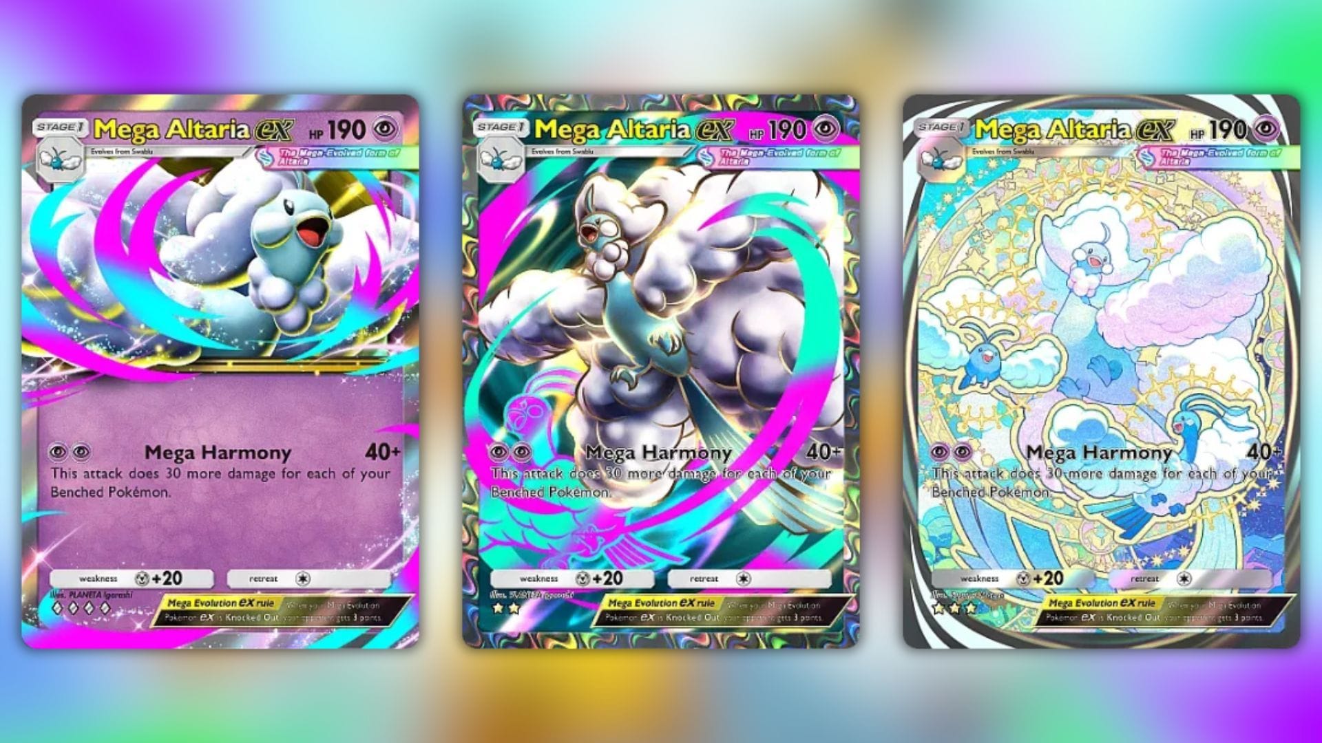altaria ex pokemon card Altaria ex SAR 090/066 main image 1