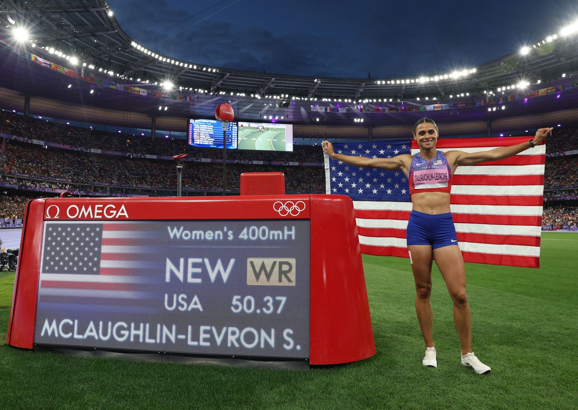  McLaughlin-Levrone at the  Olympic Games Paris 2024: Day 13 - Source: Getty