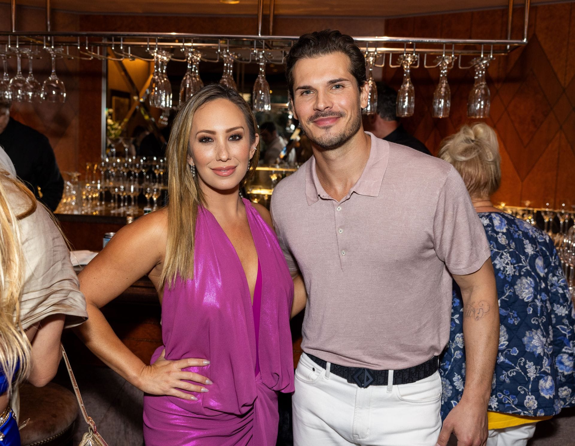 Cheryl Burke and Gleb Savchenko attend United Ukrainian Ballet Ratmansky's Giselle at Segerstrom Center For The Arts on June 29, 2023 (Image via Getty)