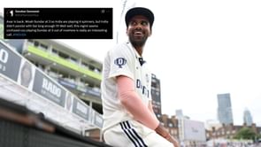 "Don't care whether he scores a 0 or a 300" - Fans react to Washington Sundar being slotted at No.3 for IND vs SA 2025 1st Test