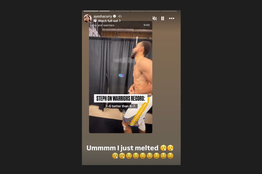 Ayesha Curry &lsquo;Melted&rsquo; Over Shirtless Steph Curry After Historic 40-Point Game