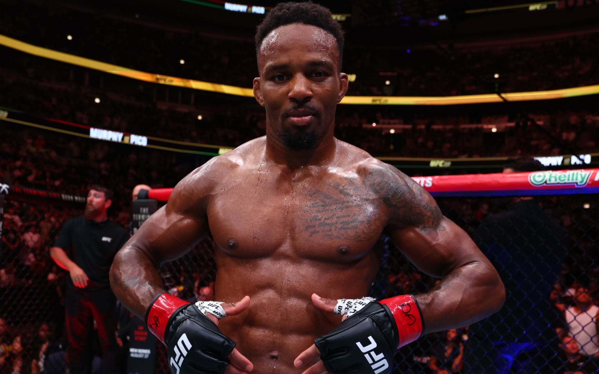 Lerone Murphy comments on UFC 325 main event announcement. [Image courtesy: Getty Images]