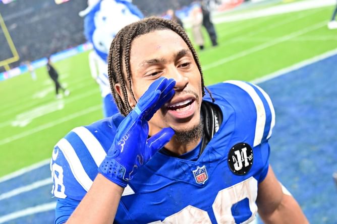 Jonathan Taylor makes feelings known on breaking Colts franchise TD record with electric 83-yard burst as MVP buzz loudens